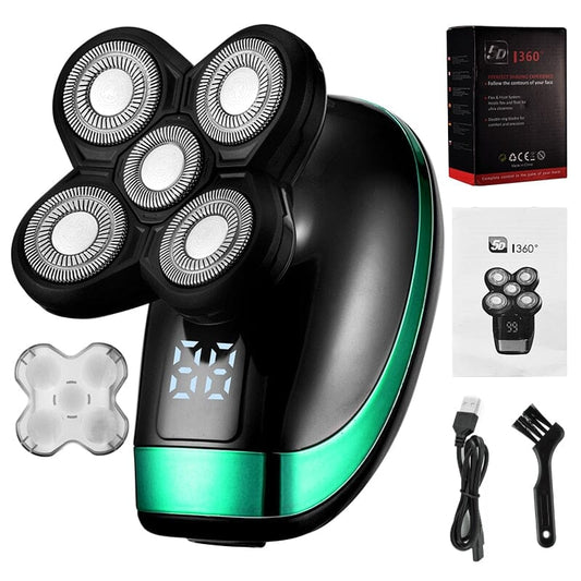 Portable Rechargeable 5-in-1 Electric Shaver